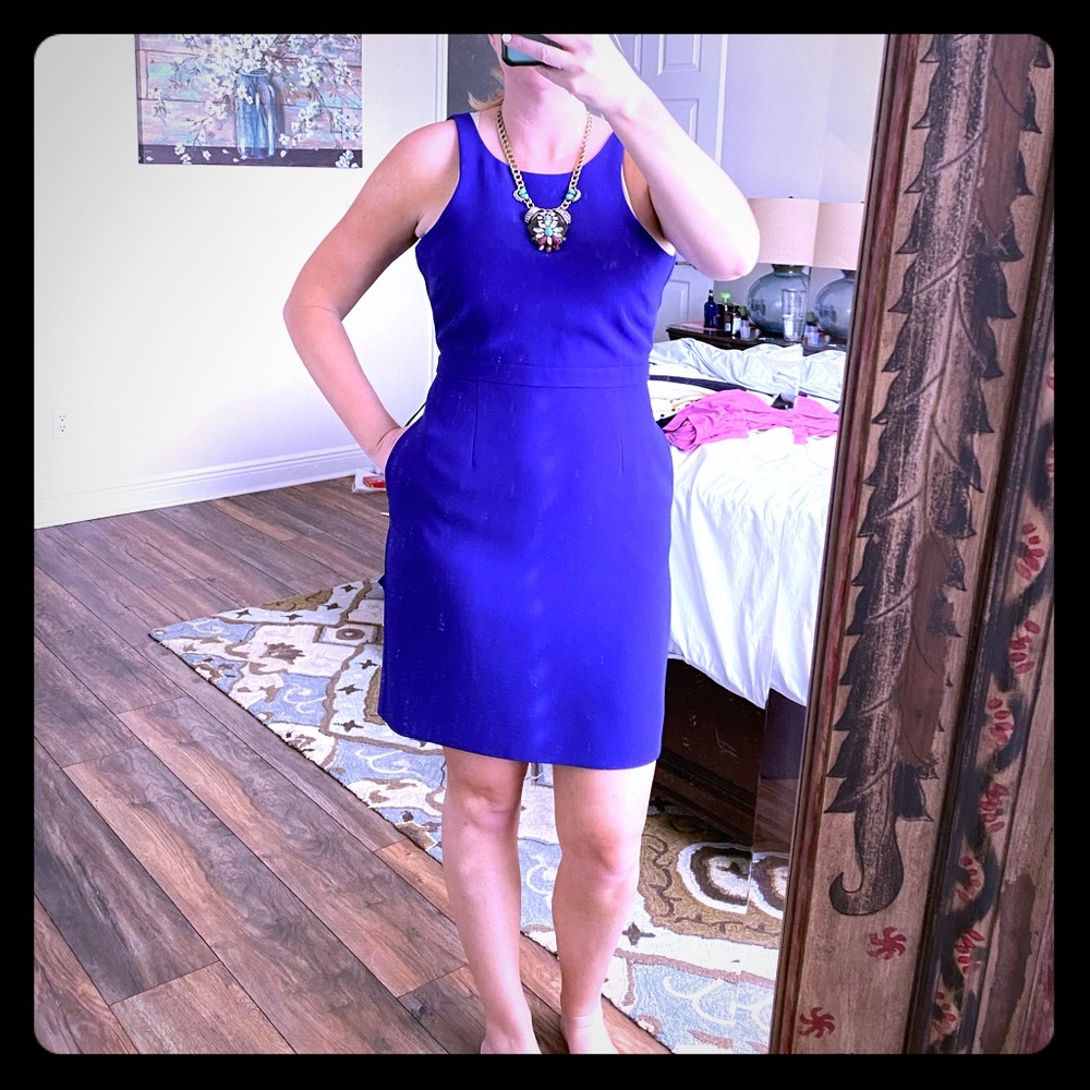 J.crew Byzantine cutaway racerback tank dress /8/